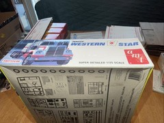 1:25 AMT White Western Star Conventional Tractor Sleeper Factory Sealed Model