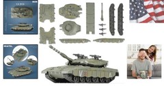 1/72 Scale Merkava Military Tank Quick Build Model Israel States Armored Vehi…