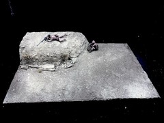 1/35 Scale Military Diorama Base Terrain Display Model Soldiers Figures Diecast