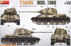 MINIART 37089 1/35 Scale T-34/85 MOD. 1960 Model Kit