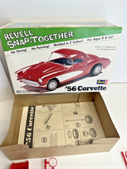 Revell 1102 Snap Together 1/32 Scale 1956 Chevrolet Corvette Vintage Kit