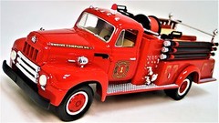 Fire Engine Truck Ford Pumper1Built Metal Model Car Vintage1940Pickup1950Wagon