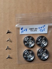 AMT 64 OLDS F-85 CUSTOM WHEELS NEW! 1/25 #1048