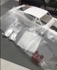 WHT 69 Ford Torino Fastback Hard BODY Slot Car? UNBUILT 1:25 AMT LBR Model Parts