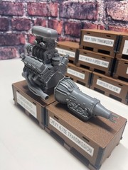 3D Printed CHEVY BLOWN BIG BLOCK with 4L75E-R Trans 1/24th – 1/10th MADE IN USA