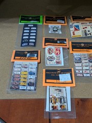Prestons Car Parts – #9 – 1:24 Scale – Assorted License Plate Decals – NOS