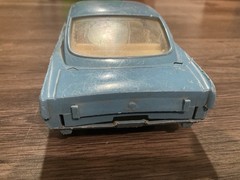 Vintage Wem-Mac 1967 Ford Mustang Fastback 2+2 GT 1/12 Plastic Promo Car Blue