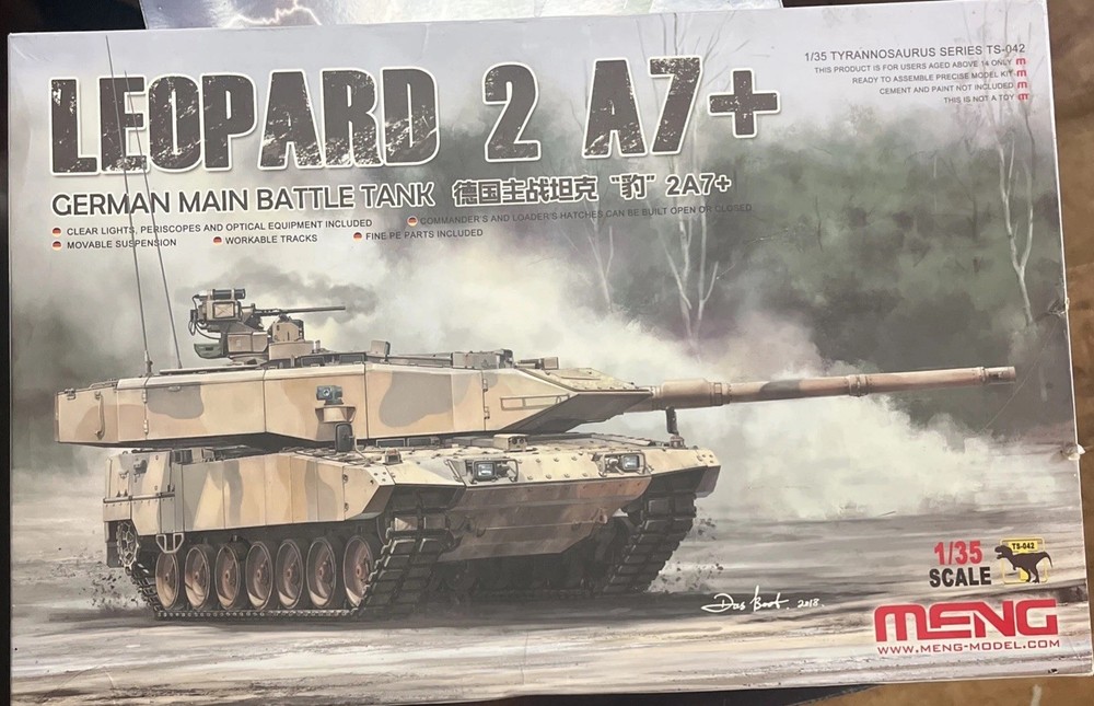 Meng Model TS-042 1/35 German Main Battle Tank Leopard 2 A7+