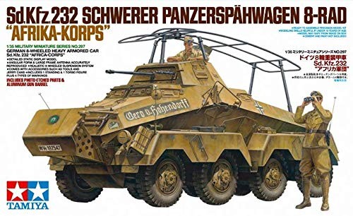 TAMIYA 1/35 No.297 German 8-wheel Heavy Armored Vehicle Sd.Kfz.232 Africa Corps