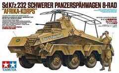 TAMIYA 1/35 No.297 German 8-wheel Heavy Armored Vehicle Sd.Kfz.232 Africa Corps