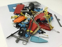 Vintage Race & Drag Model Car Junkyard Parts LOT 1/24-1/25 Scale