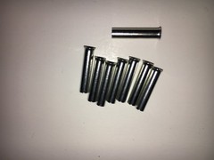 Set of 8 Metal Injector Stacks 1/25 scale – 20 MM long 3.2 MM Diameter 3.9 Flare
