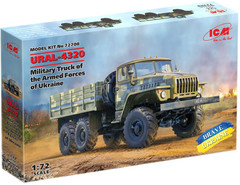 ICM 1/72 Ural-4320 Stakebed Transport Truck 6×6 Armed Forces of Ukraine Model