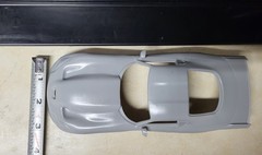 1/24 scale resin 3d printed Outlaw Dodge Viper drag body model slot car