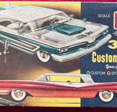 AMT 3 in 1 customizing Kit #139 BOX ONLY 1959 Mercury Hardtop