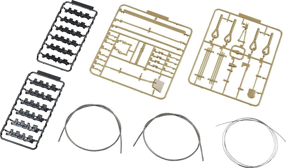 Max Factory 1/12 figma Vehicles Tiger I: Exterior Equipment Set Model Kit Parts