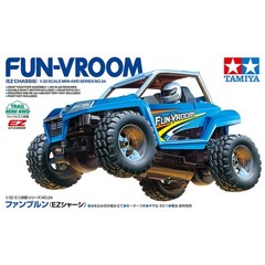Tamiya 1/32 Mini 4WD JR Fun-Vroom EZ Chassis Kit EP #19024