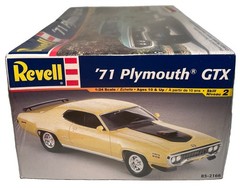 Revell ’71 Plymouth GTX 1:24 Sealed Plastic Model Kit Skill 2 85-2166 (B30)
