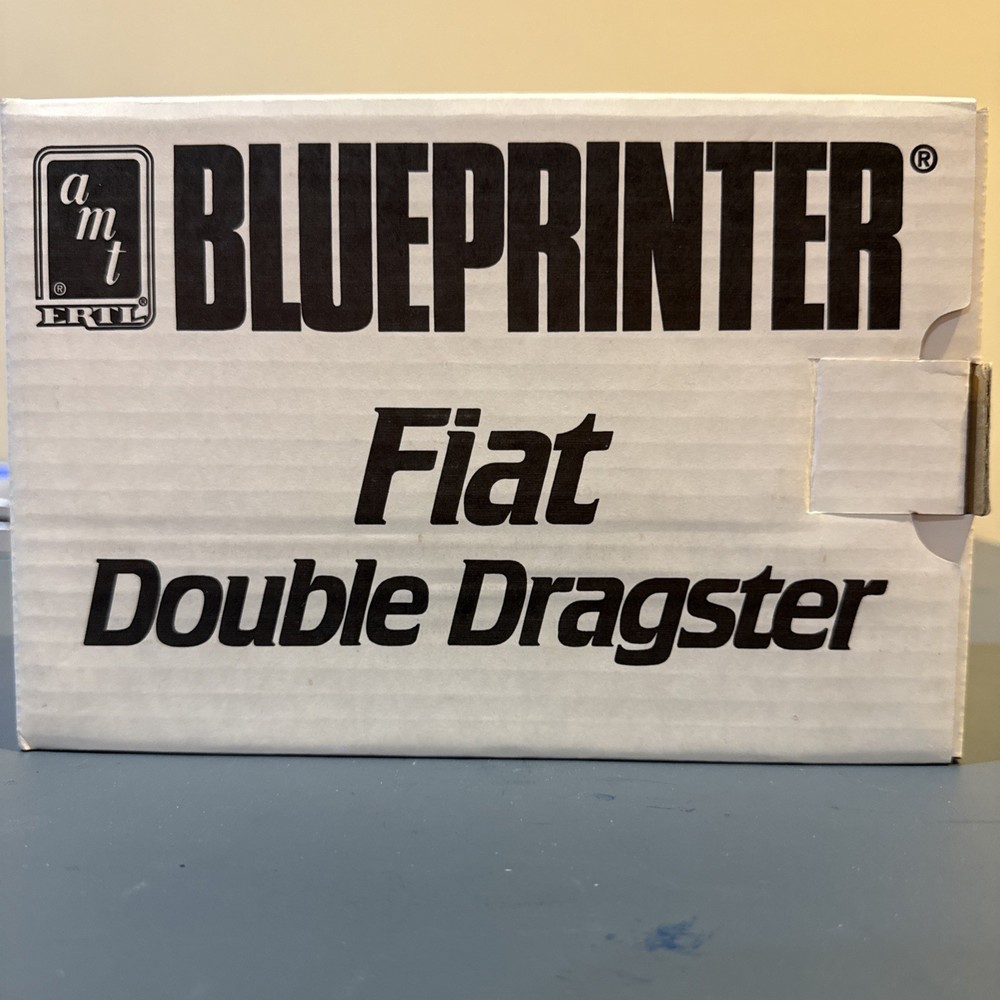1/25 AMT Blueprinter Fiat Double Dragster Complete Factory Sealed Parts