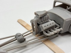 1950’s Hot Rod Body Shell Old School Dragster 1/25 Scale Mode Kit