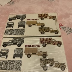 Opel Blitz-(-1977-)Model Kit 1:72-ESCI Aurora Prestige-FACTORY SEALED lot of Two
