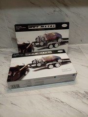 TWO : TESTOR’S HOT METAL MODEL CAR TRAILER KIT #234 NIP New Old Stock