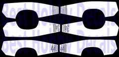 1971 Plymouth Barracuda “Billboards” 1/24th Scale Waterslide Decals BLACK Car
