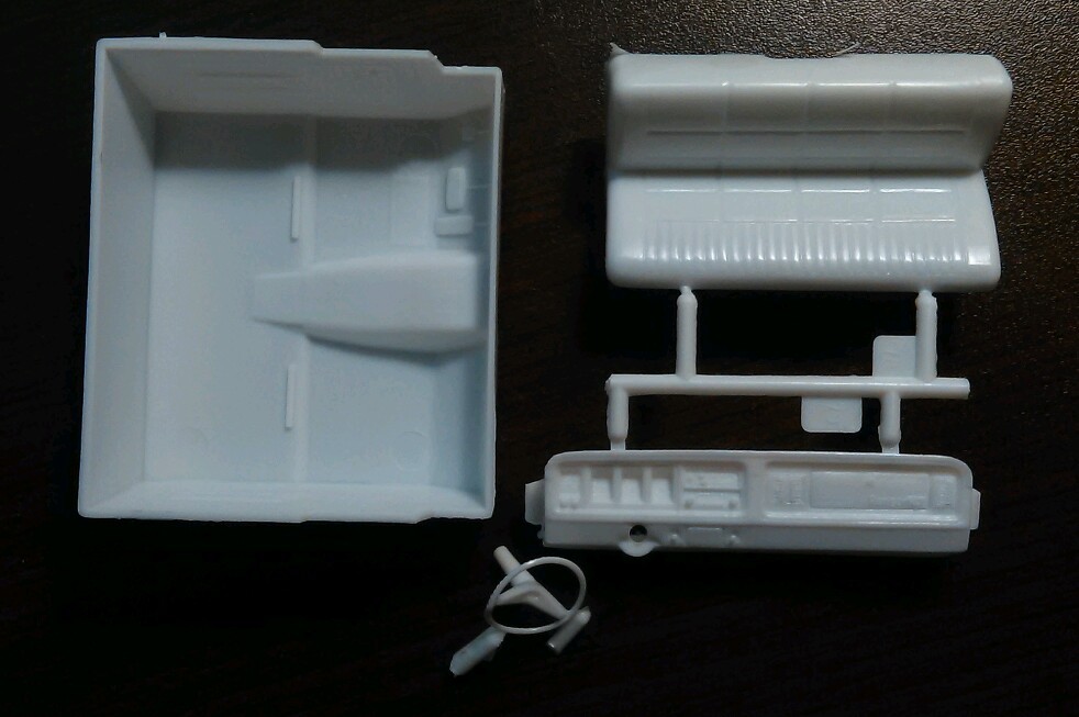 1978 Ford F150 4×4 1/25 Pick Up Truck interior tub bench seat dash steering