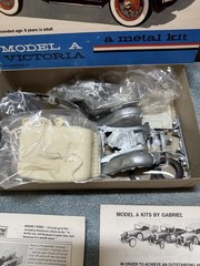 Vintage Gabriel Model A Victoria Metal Kit No 4866 Unassembled W/ Box Parts