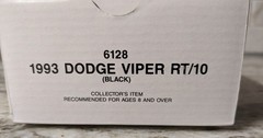 1993 DODGE VIPER RT/10 DEALER PROMO NEW IN BOX