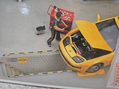 *RARE* Vntg 1980’s -90’s Constructo Auto Repair Diorama 1:18 Garage Model Kit