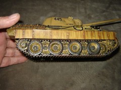 Built 445 Long Barrel Tank 7-1/2 inches long Well Built & Painted Ex Condition