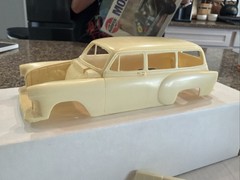 R & R RESIN 1953-1954 CHEVY 2 DOOR WAGON RESIN KIT! CIRCA 90’s-2000’s! VMCP!