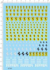 1/14 1/10 or other scales decals Ferrari for model car (67787)