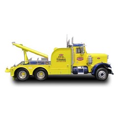 AMT Peterbilt 359 Wrecker Model Kit – 1/25 Scale Buildable 0.5 Liters, Black