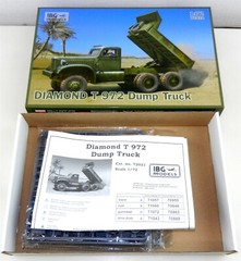 IBG MODELS 1:72 Scale #72021 ~ DIAMOND T 972 DUMP TRUCK WWII ~ NIB ~ T185