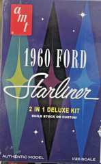 AMT 1960 FORD STARLINER 2 IN 1 DELUXE KIT 1/25 Model Kit New In A Great Box