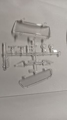 1967 Ford F-100 Pickup Truck Moebius 1/25 Cab Body Hood Glass Interior Tub