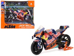 New Ray 58393 KTM RC16 Motorcycle #43 Jack Miller Red Bull KTM 1/12 Diecast