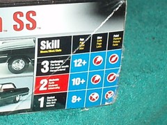 AMT 1963 CHEVY IMPALA SS HARDTOP PLASTIC MODEL KIT 1/25 SKILL LEVEL 2 OB