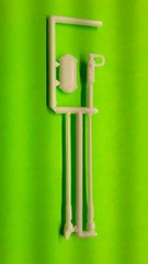 77 1977 Ford Pinto Runabout 1/25 CB Radio 2 Whip Antennas AMT Model Parts