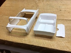 1957 Chevy Spirit Of ’57 Body, Int Cup, Firewall, 1/25 MPC. (Free USA Shipping)