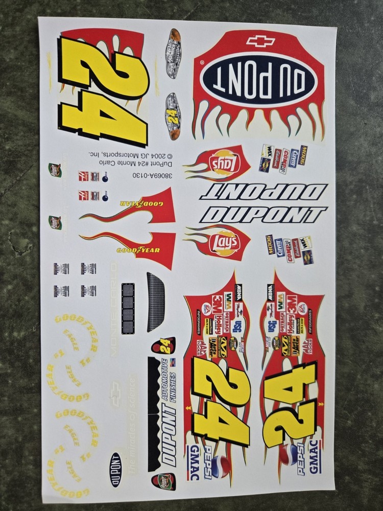 AMT ERTL #24 Dupont Monte Carlo 1:25 #38069A DECALS