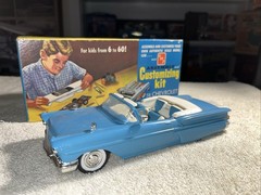 VERY RARE!! Vintage SMP 1958 Chevrolet Impala CONVERTIBLE Model Car Kit. NICE!!