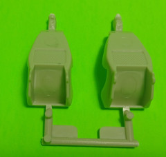 Recaro Style Bucket Seats 1964 Mercury Comet Moebius 1/25 Pro Touring Hi Back