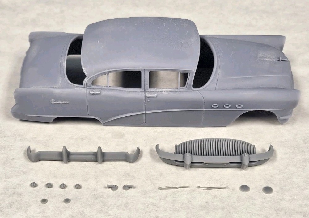 ABS-LIKE RESIN 3D PRINTED 1/25 1954 BUICK SPECIAL 4-DOOR SEDAN BODY