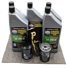 Lucas 5-Quart 20W-50 Hydrostatic Transmission Fluid Change Kit 2-Filters