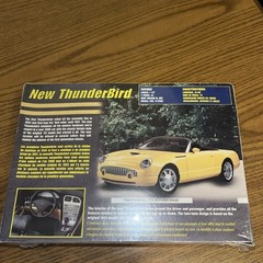 Revell 1:25 New 2000 Ford Thunderbird Convertible Snap Together Model Kit NOS