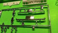 1971 426 Hemi Cuda Plymouth 1/24 Body Shell Grill Chrome Bumper Model Car Parts
