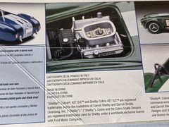 Vintage 1/24 REVELL MONOGRAM SHELBY COBRA 427 S/C with RACE OPTIONS SEALED 2004
